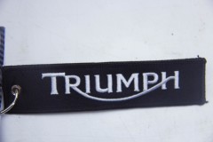 Брелок "Триумф" ткань, вышивка, чёрный, 13*3 см.