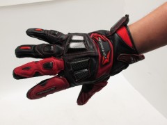 Перчатки кожаные Taichi RST355 black/red