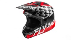 Шлем Fly Racing KINETIC SKETCH ECE красный/черный/серый детский (кроссовый)