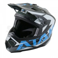Шлем Ataki JK801 Rampage серый/синий глянцевый (кроссовый)