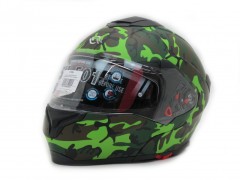 Шлем SHIRO SH-501 Camouflage с пинлоком (модуляр)