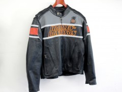 Куртка Harley-Davidson One Pure Biker Style HB Leather Jacket Black/Grey