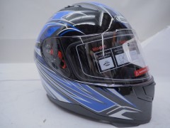 Шлем COBRA JK313, Black-Blue (интеграл)