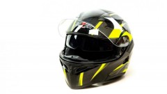 Шлем HIZER J5902 #1 Black/Yellow