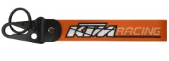 Брелок с карабином KTM Racing на кожаной подвеске BTLP 005 оранжевый