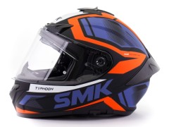 Шлем SMK TYPHOON THORN, цвет чёрный/оранжевый/синий матовый