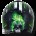 Шлем AFX FX-17 Inferno BLACK GREEN MULTI (14424020136204)