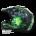 Шлем AFX FX-17 Inferno BLACK GREEN MULTI (14424020138394)