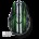 Шлем AFX FX-17 Inferno BLACK GREEN MULTI (14424020140801)