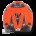 Шлем AFX FX-17 Gear ORANGE MULTI (14424049999726)