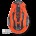 Шлем AFX FX-17 Gear ORANGE MULTI (14424050007163)