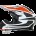 Шлем AFX FX-21 Alpha ORANGE WHITE (14424865867382)