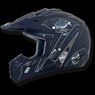 Шлем AFX FX-17 Gear FLAT BLACK MULTI