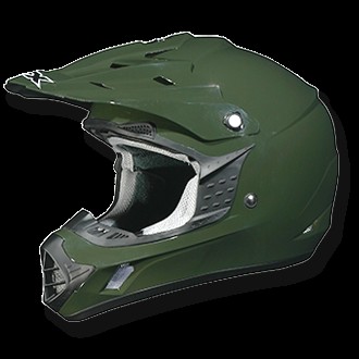 Шлем AFX FX-17 Solid OLIVE GREEN
